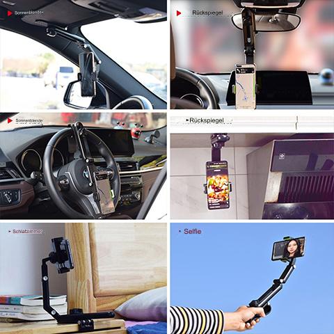 Rotatable and retractable car phone holder | Stornfield