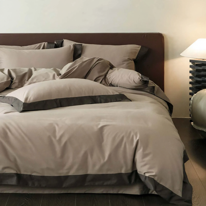 Bedding set made of pure cotton, brushed, for winter