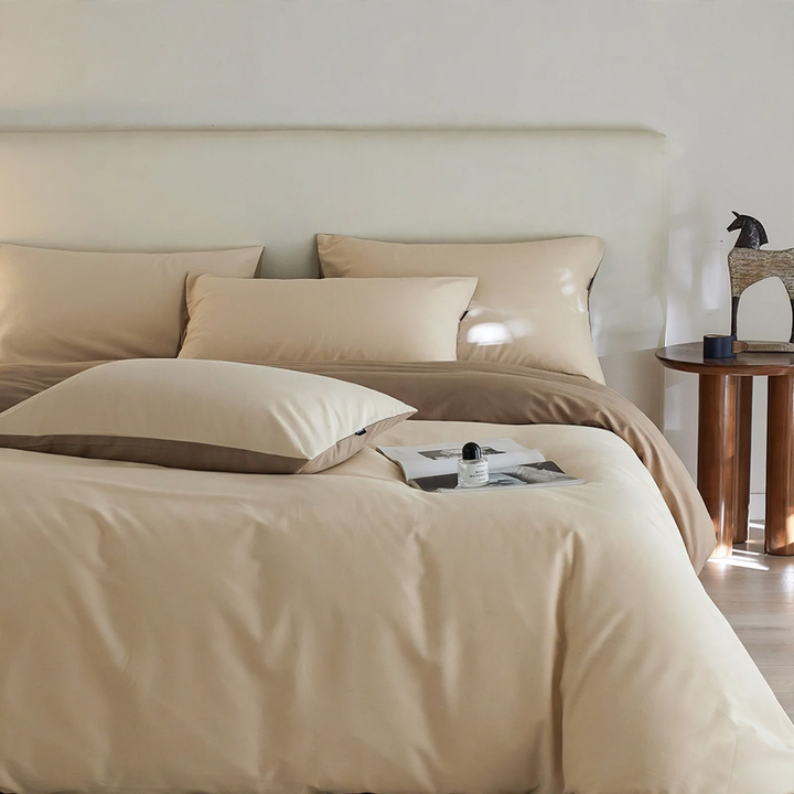 Brushed Cotton Bedding Set, 100 Thread Count