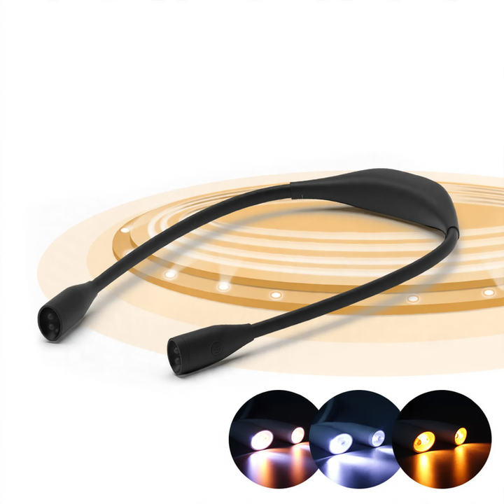 Portable LED Neck Light for Outdoor and Study