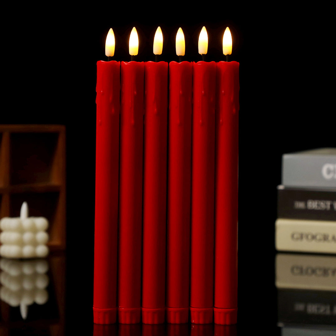 LED decorative candle with deceivingly real flicker effect