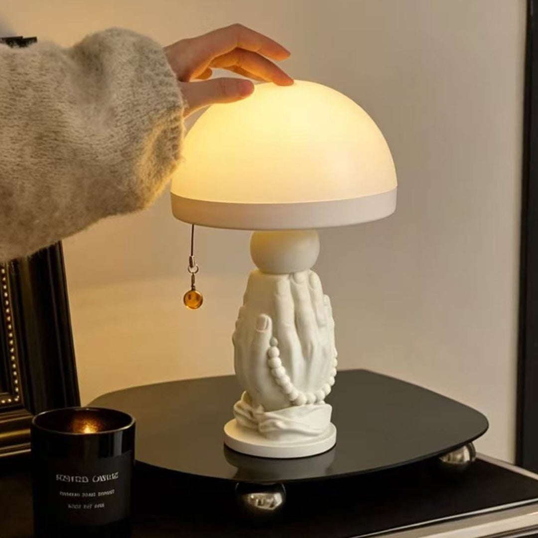 Vintage Mushroom Lamp with Dimming Function