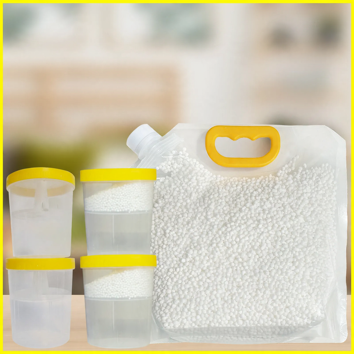 Calcium chloride granules for moisture absorption