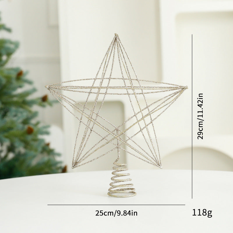 Christmas tree topper made of iron