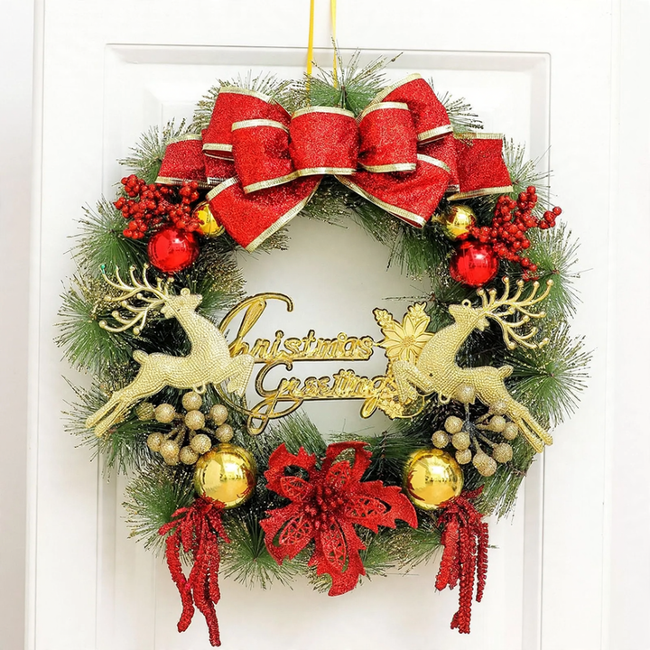 Christmas wreath with lighting option