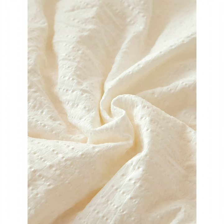 Duvet made of soy fiber, unbleached, four seasons