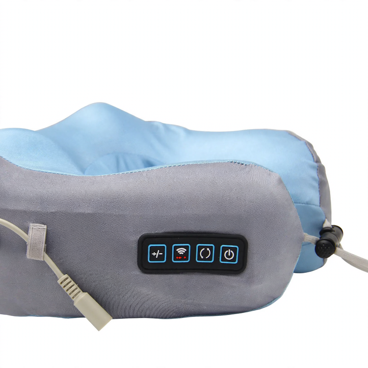 Neck massaging pillow with heating function and USB charging