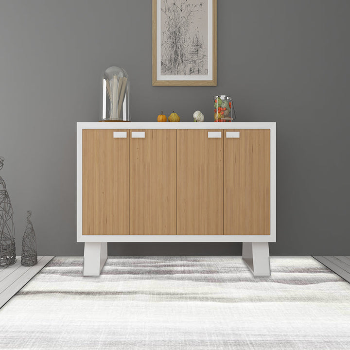 Stornfield | Vintage Ink Painting Carpet with Mountain Grey Polyester, Machine Washable Rug, Non-Slip Mat for Bedroom