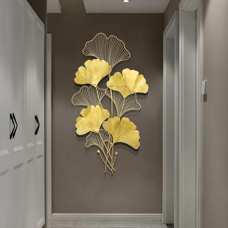 Elegant Ginkgo Leaf Wall Art Sculpture Stornfield 1789208481