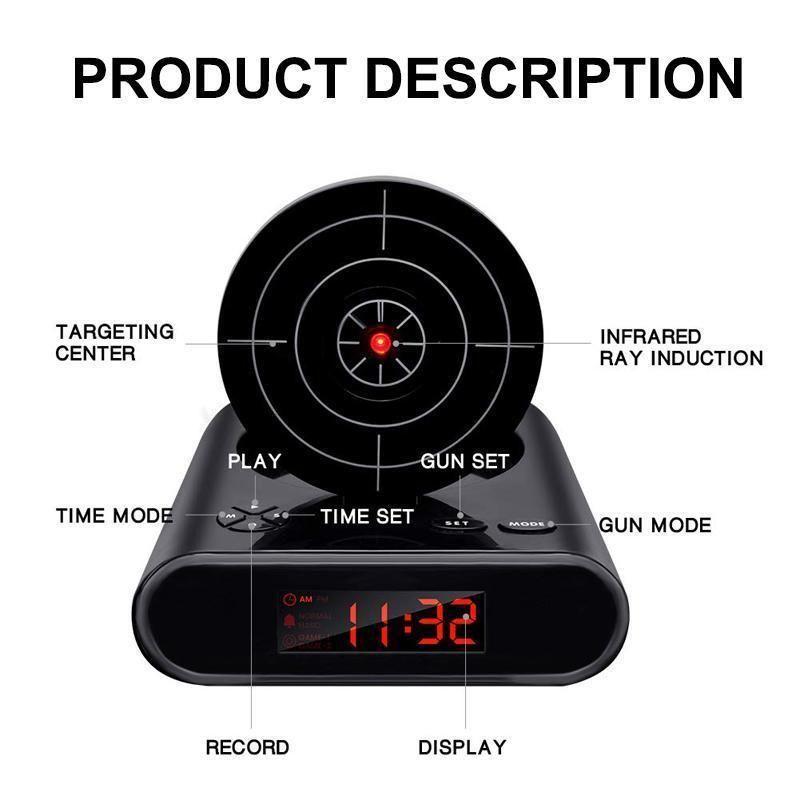Stornfield | Gun Target Shoot Alarm Clock