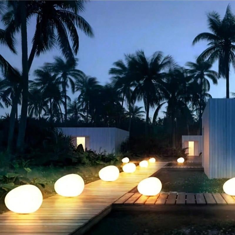 LuminaStone — Enchants your garden with warm, wireless light for magical evenings | Stornfield