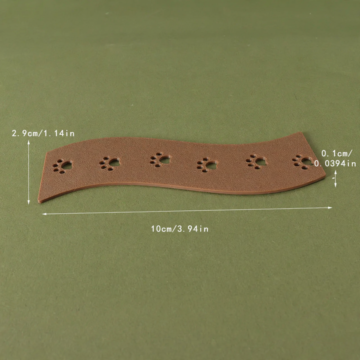 Miniature Christmas Footprint Mat for Dollhouses