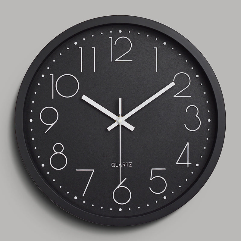 Stornfield | Simple 3D Design Silent Wall Clock 30 cm