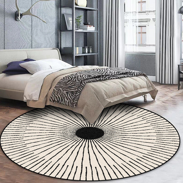 Bed room with rug
