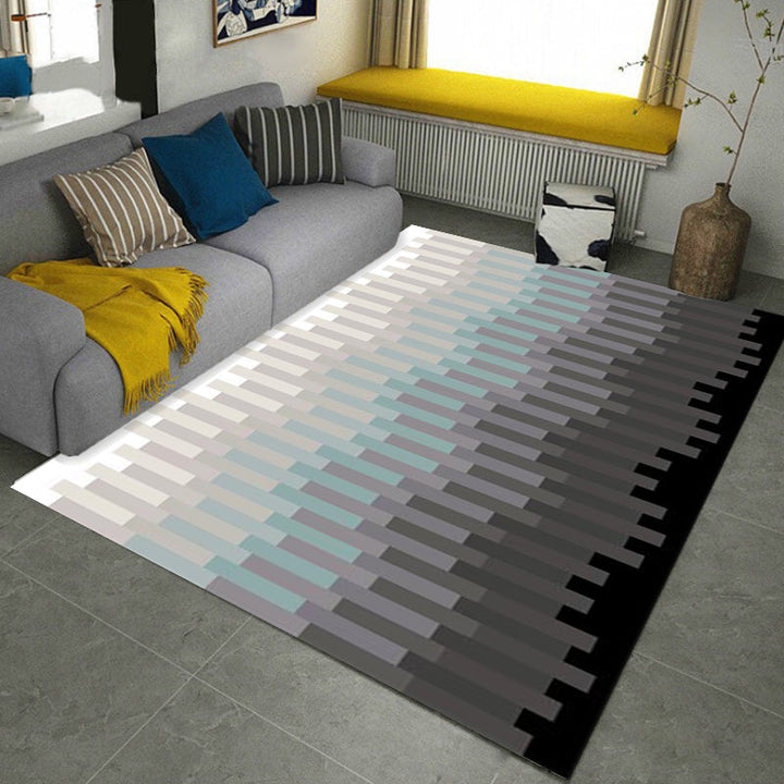 Stornfield | Multicolor Bedroom Rug New Arrivals Geometric Rectangular Rug Machine Washable Polyester Carpet