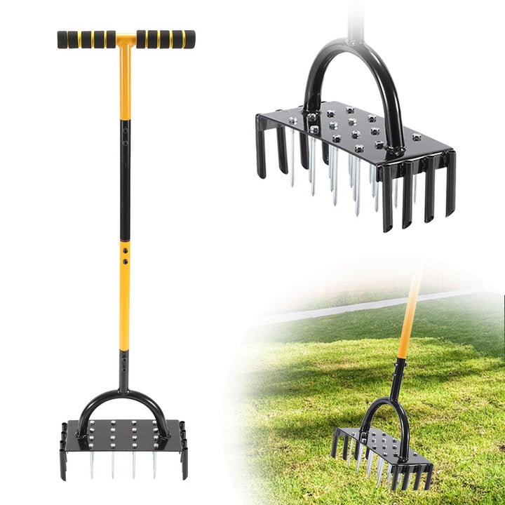 Lawn aerator aerifier verticutter for compacted soils | Stornfield