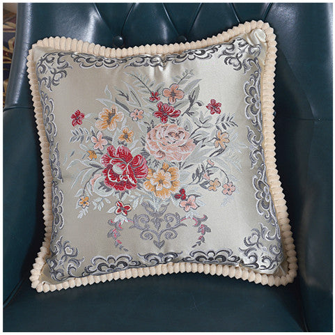 Decorative Floral Throw Cushion