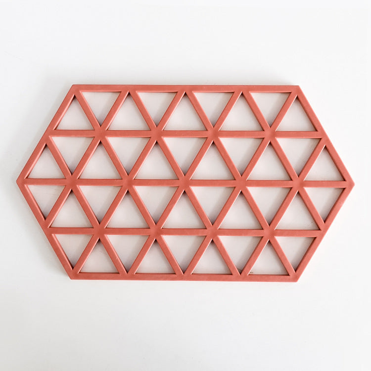Unisex Silicone Coaster with Modern Geometric Design Stornfield