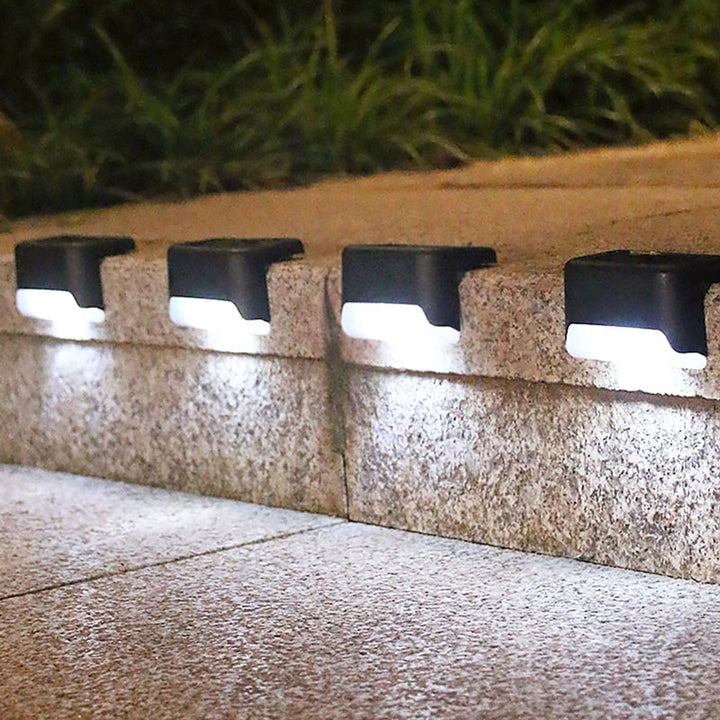 Outdoor Waterproof Solar Stair Lights (4 PCS) | Stornfield