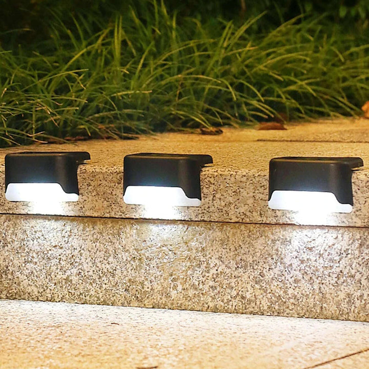 Outdoor Waterproof Solar Stair Lights (4 PCS) | Stornfield