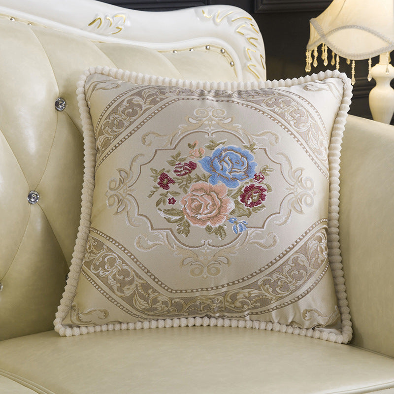 Decorative Embroidered Throw Pillow