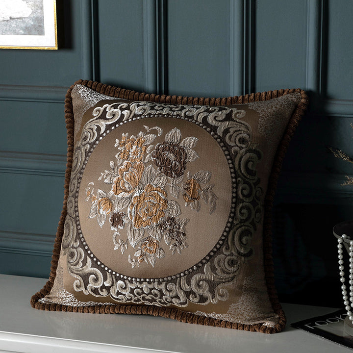 Decorative Floral Throw Cushion