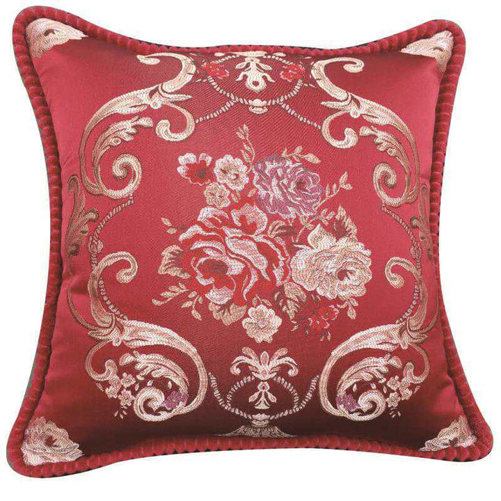 Decorative Embroidered Throw Pillow