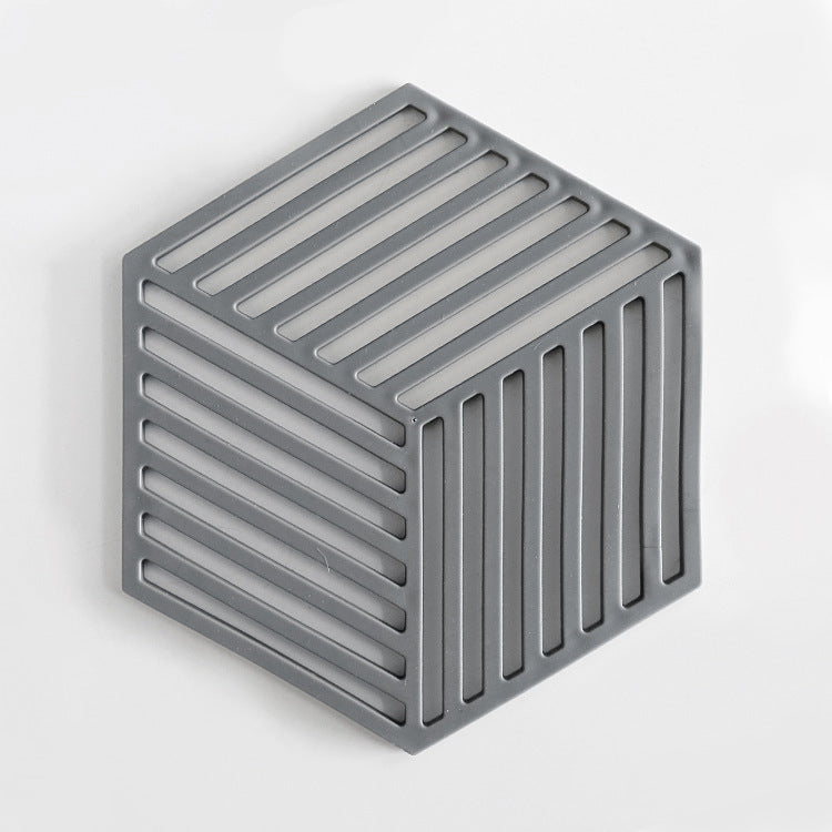 Unisex Silicone Coaster with Modern Geometric Design Stornfield