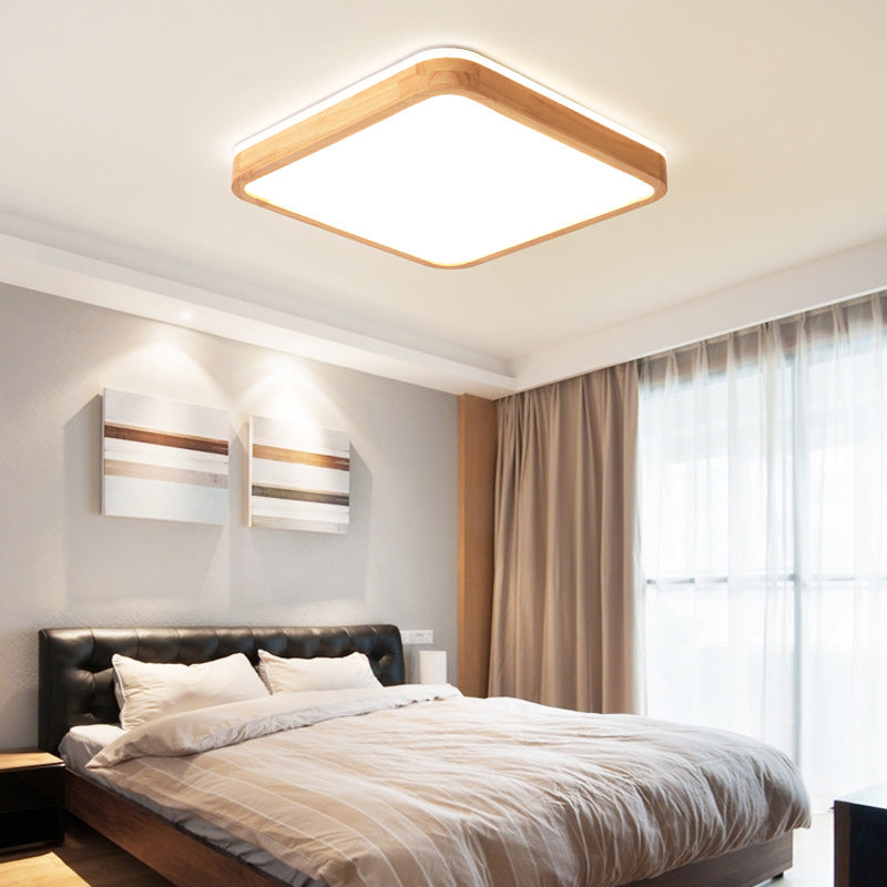 Modern Wooden Ceiling Light Fixture