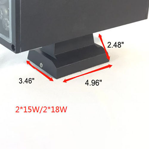 Modern Minimalist Square Column LED Luminous Outdoor Waterproof Wall Sconce Lamp | Stornfield