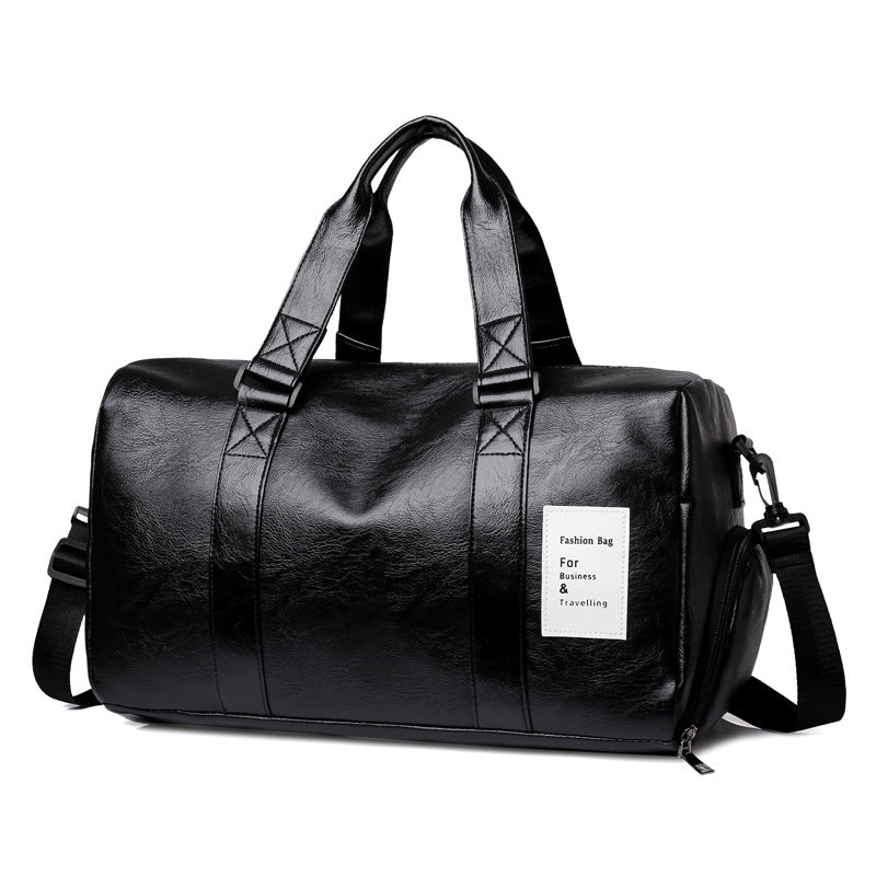 Stylish Leather Travel Duffel Bag Stornfield