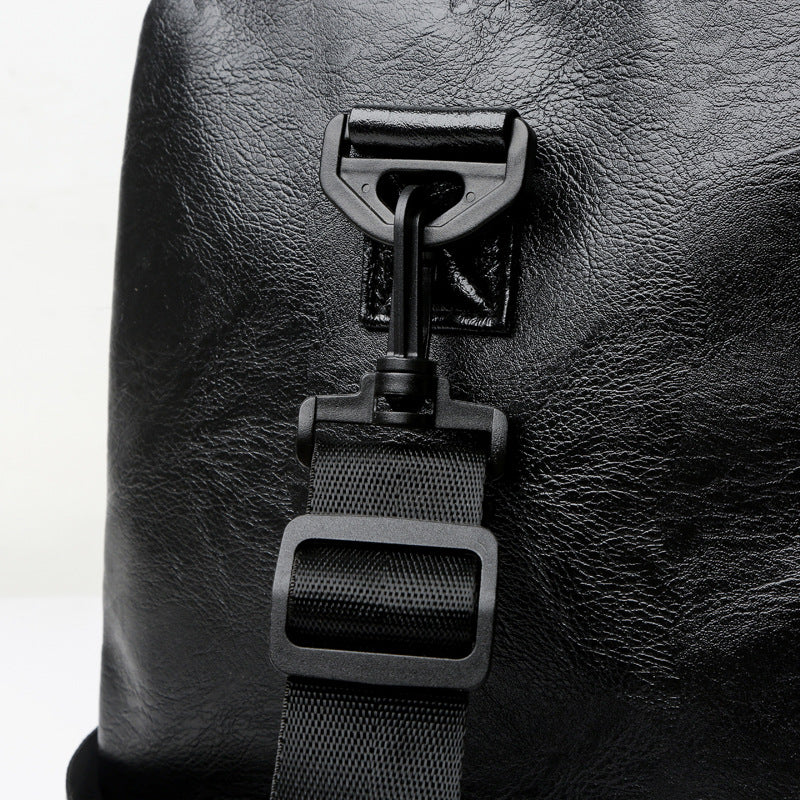 Stylish Leather Travel Duffel Bag Stornfield
