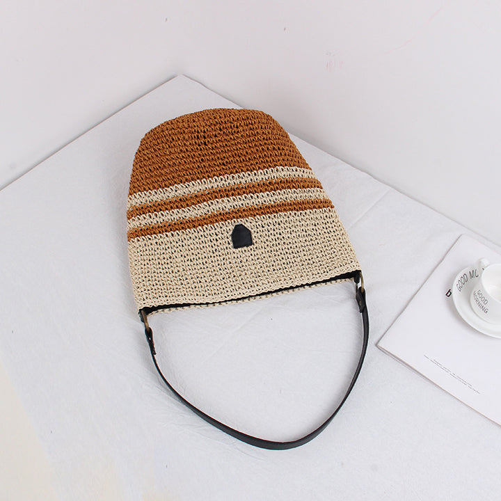 Braided shoulder bag with stylish accent Stornfield
