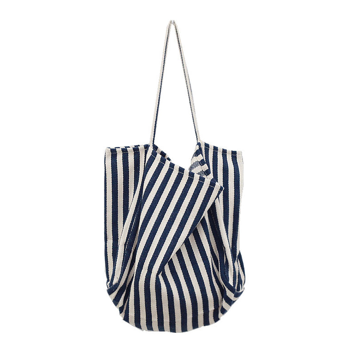 Lightweight Striped Tote Bag