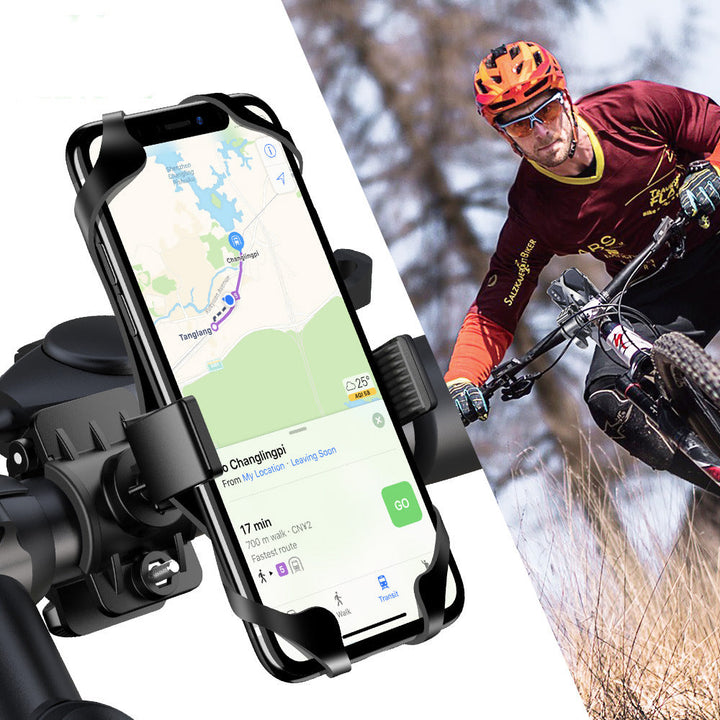 adjustable bicycle phone mount with universal handlebar clamp and 360° swivel Stornfield