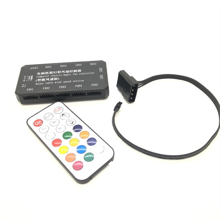 Rgb fan control system with extensive remote control Stornfield