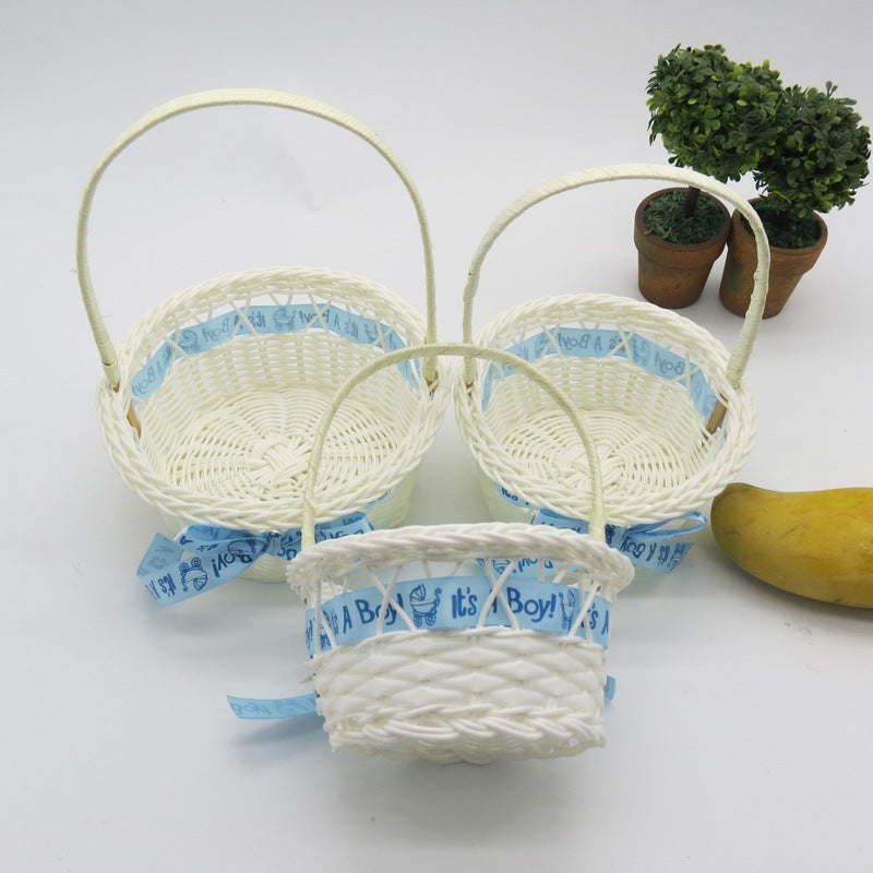 Baby Shower Decorative Woven Basket Stornfield