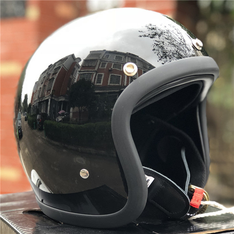 Classic Cruiser Motorcycle Safety Helmet Stornfield