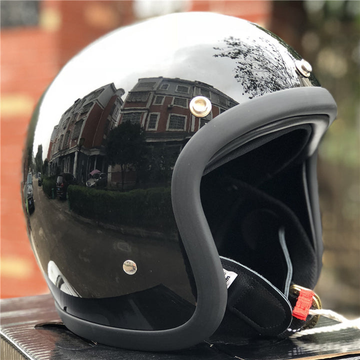 Classic Cruiser Motorcycle Safety Helmet Stornfield