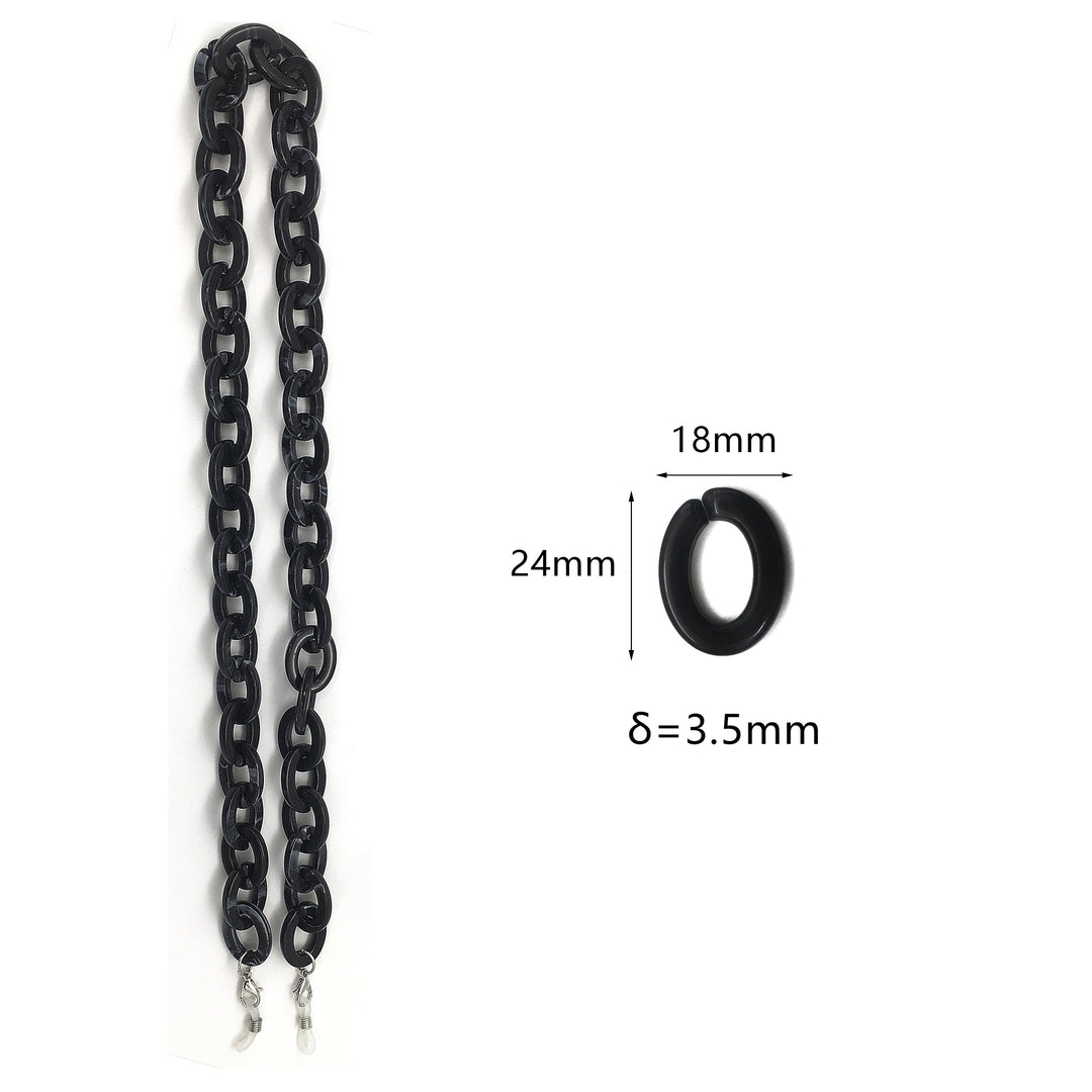 Oversized Chunky Acrylic Eyewear Chain Stornfield