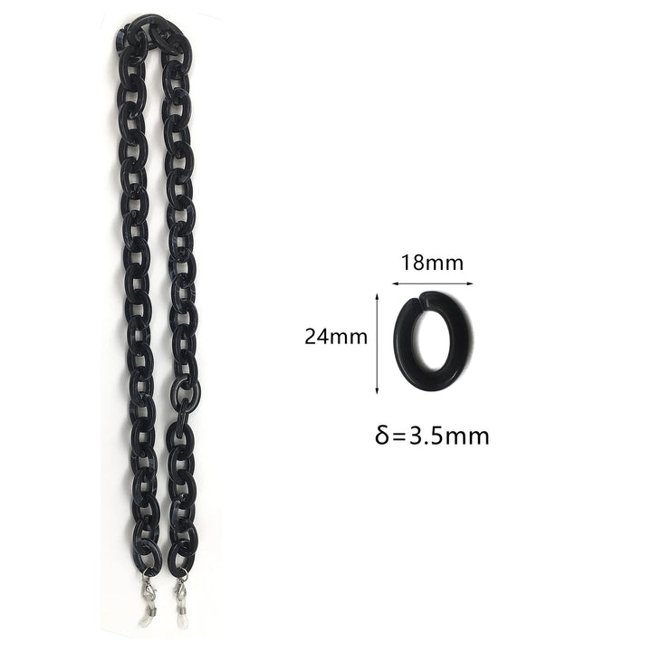 Oversized Chunky Acrylic Eyewear Chain Stornfield