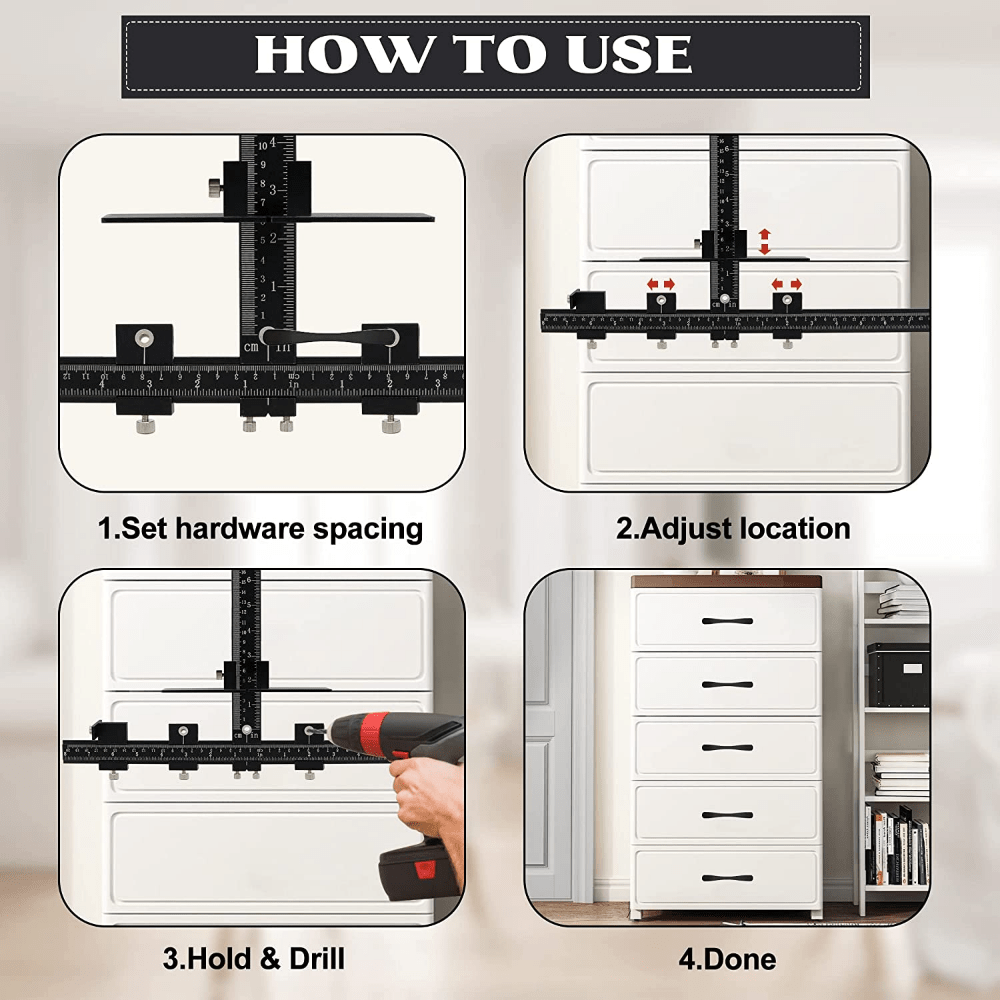 Drill Machine Instructions simple and precise installation | Stornfield