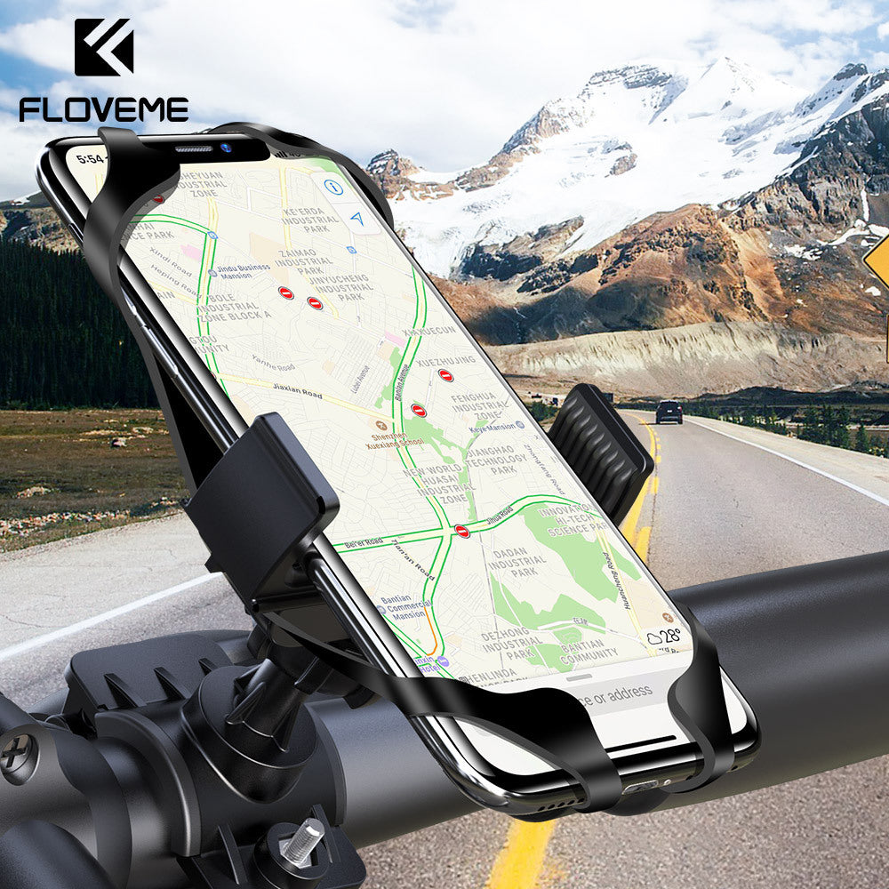 adjustable bicycle phone mount with universal handlebar clamp and 360° swivel Stornfield