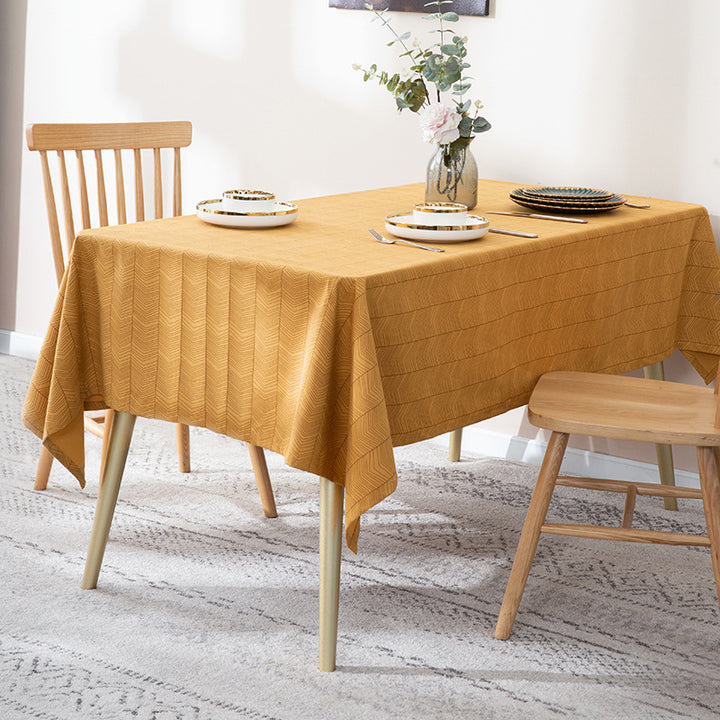 Floral cotton-mix tablecloth with botanical print and easy-care coating Stornfield