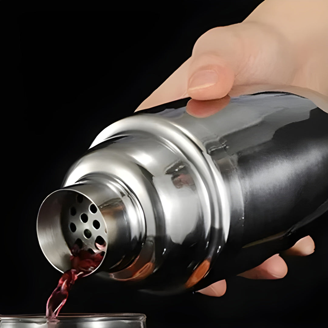 Cocktail shaker set made of stainless steel – 10-piece premium bartender set | Ideal for mixed drinks and parties | Stornfield