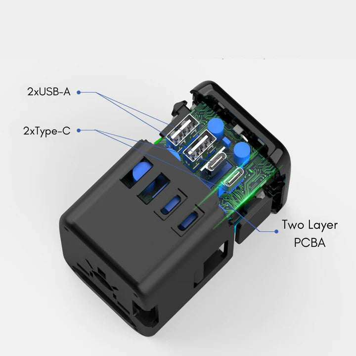Stornfield | 100V-220V Smart Travel Adapter Voltage Converter