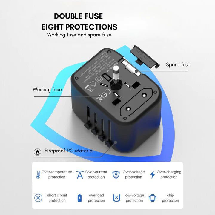 Stornfield | 100V-220V Smart Travel Adapter Voltage Converter