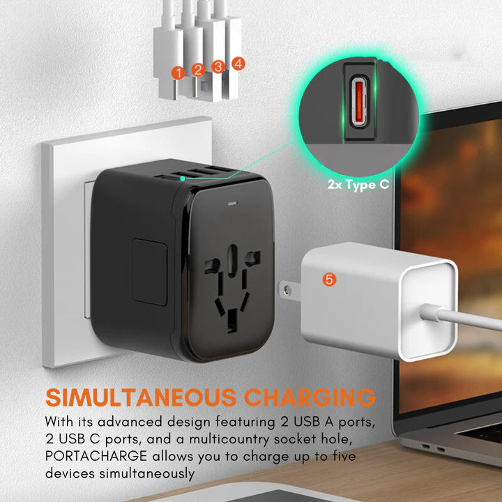 Stornfield | 100V-220V Smart Travel Adapter Voltage Converter