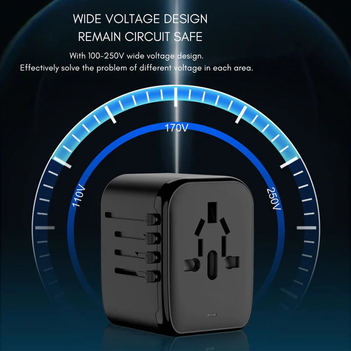 Stornfield | 100V-220V Smart Travel Adapter Voltage Converter