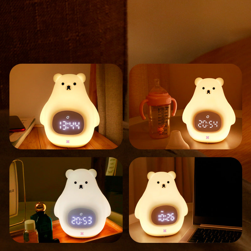 Stornfield | White Bear Lamp with Sleep Timer